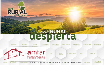 AMFAR se suma a la gran manifestación del 20 de Marzo en Madrid en defensa del mundo rural