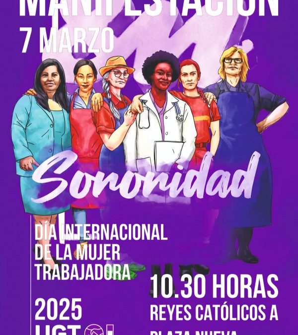 50 años del 8 de marzo: UGT Sevilla reivindica igualdad real entre mujeres y hombres